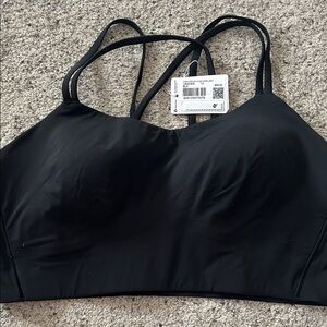 Lululemon Like a Cloud Longline black bra size 12 - never worn